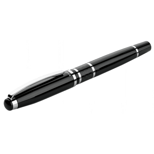 Brass Rollerball Pen with Carbon Fibre Trim | Black | STD