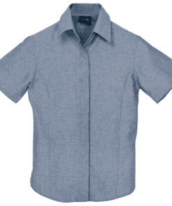 Oxford Blouse Short Sleeve Ladies