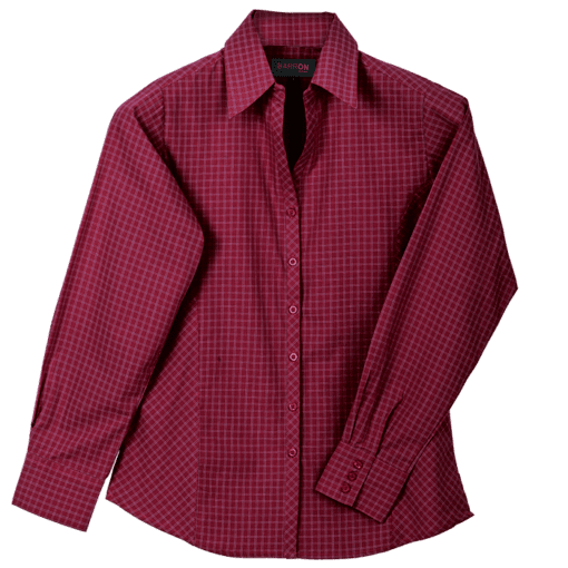 Pioneer Check Blouse Long Sleeve Ladies