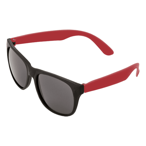 Sunglasses with Fluorescent Sides | Red | STD