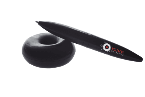 Rubber Tube Standing Desktop Pen