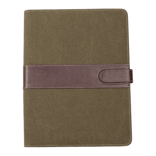 A4 Canvas Folder | Olive | STD