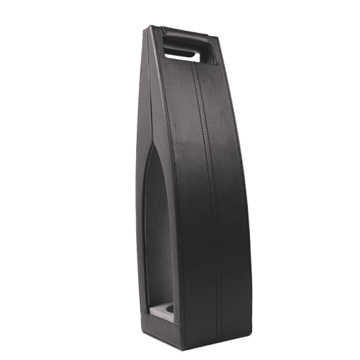 PU Detachable Wine Carrier | Black | STD