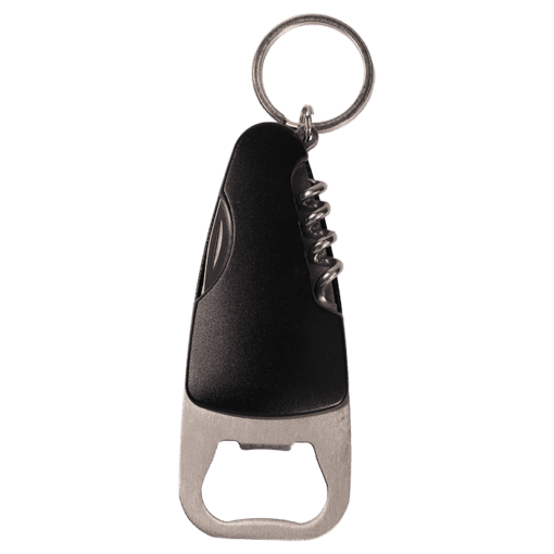 Multi Function Tool with Bottle Opener and Torch | Black | STD