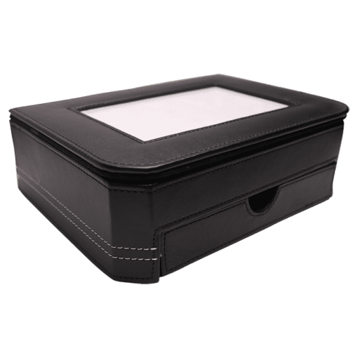 Desk Box with Photo Frame | Black | STD