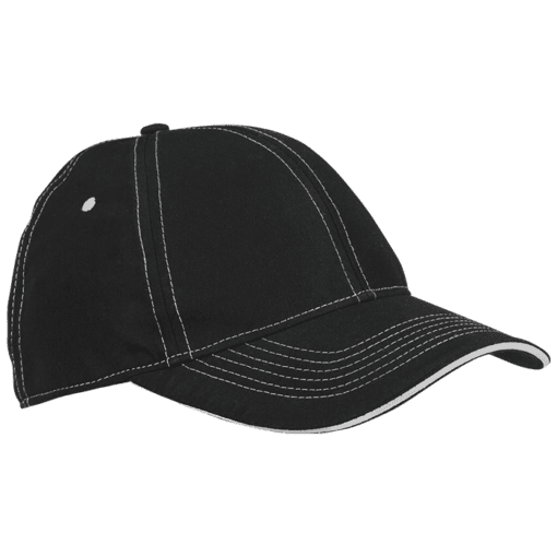 6 Panel Microfibre Stitch Cap