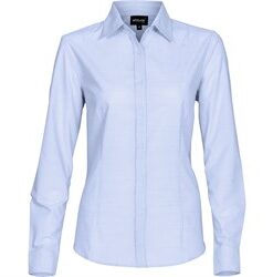Ladies Long Sleeve Earl Shirt - Sky Blue