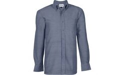 Mens Long Sleeve Oxford Shirt - Navy