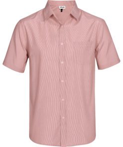 Mens Short Sleeve Portsmouth Shirt - Red