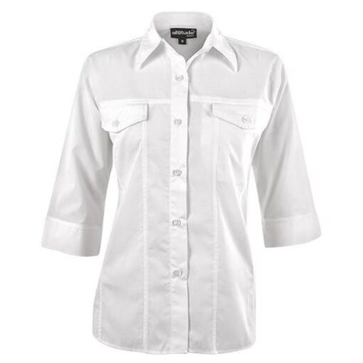 Sally Casual Blouse - White