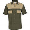 Mens Short Sleeve Serengeti 2-Tone Bush Shirt