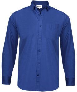 Mens Long Sleeve Viscount Shirt - Red