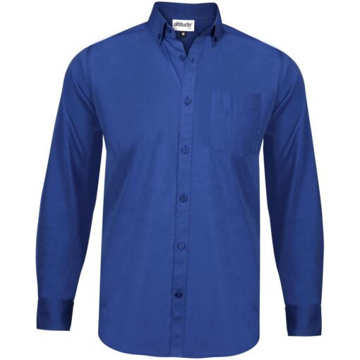 Mens Long Sleeve Viscount Shirt - Red