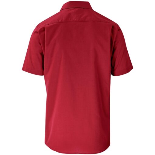Mens Short Sleeve Kensington Shirt - Red