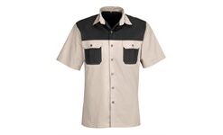 Mens Short Sleeve Saratoga Shirt - Black