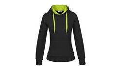 Ladies Solo Hooded Sweater - Lime
