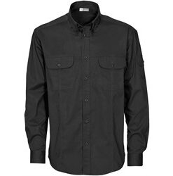 Mens Long Sleeve Phoenix Shirt - Black