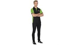 Mens Nitro Golf Shirt - Lime