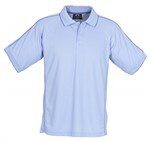 Mens Resort Golf Shirt - Light Blue