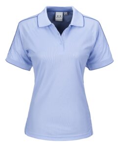 Ladies Resort Golf Shirt - Light Blue