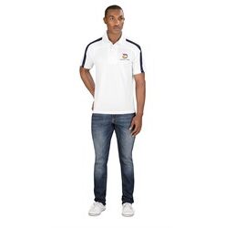 Mens Monte Carlo Golf Shirt -White