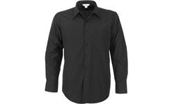 Mens Long Sleeve Metro Shirt - Black