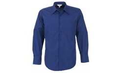 Mens Long Sleeve Metro Shirt - Royal Blue