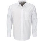 Mens Long Sleeve Metro Shirt - White