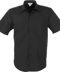 Mens Short Sleeve Metro Shirt - Black