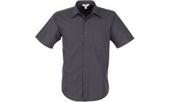 Mens Short Sleeve Metro Shirt - Grey