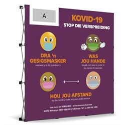 Antares Afrikaans Covid-19 Banner Wall