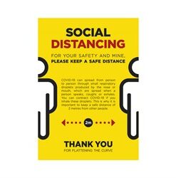 Jupiter A2 Social Distance Poster (Set of 3)