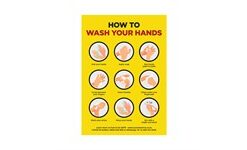 Jupiter A2 Hand Wash Poster (Set of 3)