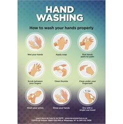 Saturn A0 Hand Wash Poster - Per Unit
