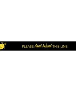 Cygni COVID-19 Strip Laminated Anti-Slip Floor Vinyl (Set of 12)