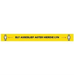 Jupiter Afrikaans Strip Laminated Anti-Slip Floor Vinyl (Set of 12)