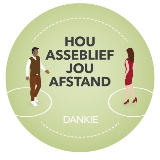 Proxima Afrikaans Round Laminated Anti-Slip Floor Vinyl (Set of 8)