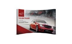 Legend Curved Banner Wall with Wings 3.5m x 2.25m