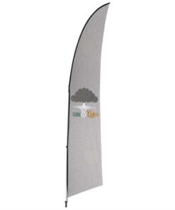 Legend 3m Sublimated Arcfin Double-Sided Flying Banner