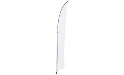 Legend 4m Sublimated Arcfin Double-Sided Flying Banner