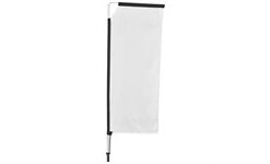 Legend 2m Sublimated Telescopic Single-Sided Flying Banner (Set Of 2)