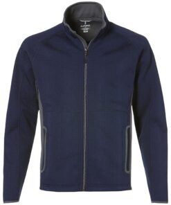 Mens Ferno Bonded Knit Jacket - Navy