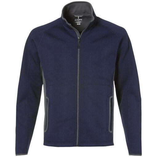 Mens Ferno Bonded Knit Jacket - Navy