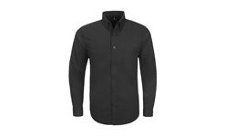 Mens Long Sleeve Preston Shirt - Black