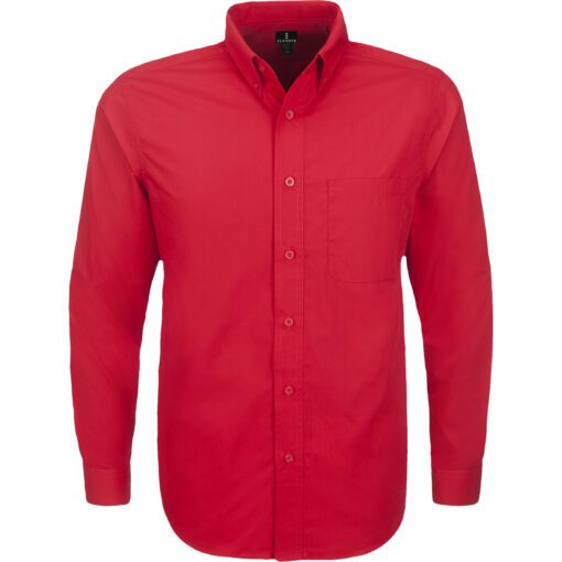 Mens Long Sleeve Preston Shirt - Red