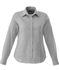 Ladies Long Sleeve Wilshire Shirt - Grey