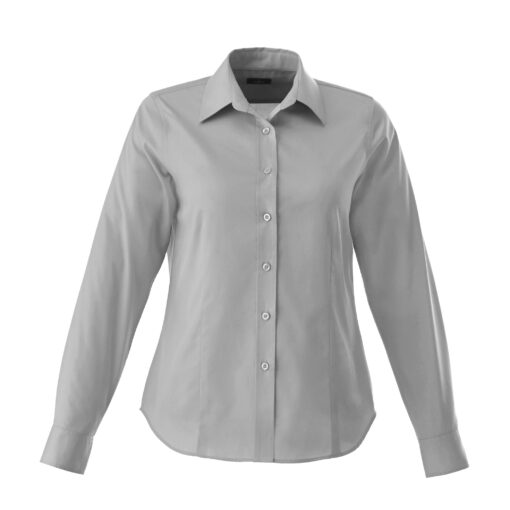 Ladies Long Sleeve Wilshire Shirt - Grey