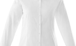 Ladies Long Sleeve Wilshire Shirt -White