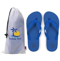 Maldives Unisex Flip Flops - Blue