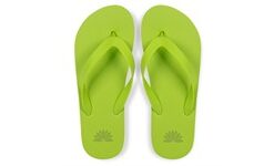 Maldives Unisex Flip Flops - Lime